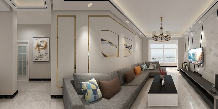 新达装饰公司-富居湖景6-2-东户-装修设计方案