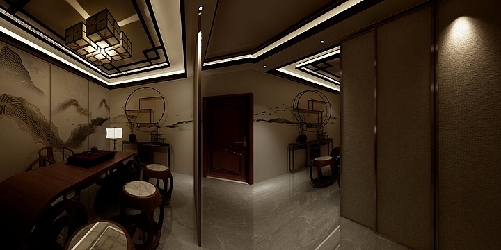 设计刚-茶室-装修设计方案