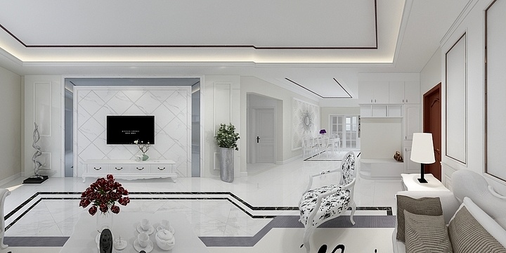 霓漫天-东城花园王先生120-装修设计方案