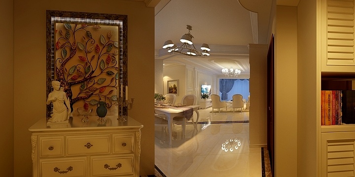 元品装饰设计-江姐新居装修效果示意图（6-13-5）-装修设计方案