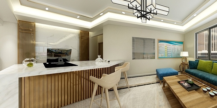 A优阁装饰设计有限公司-物业办公室优化-装修设计方案