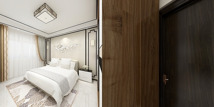 189****1195-美食林2楼-中式曾设计师版-装修设计方案