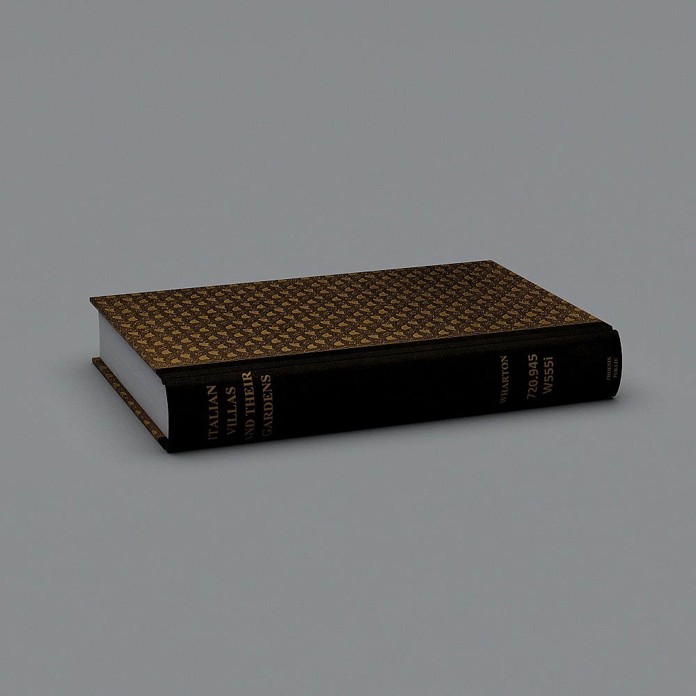 书籍3D模型