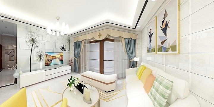 广东惠州帝豪装饰-梅州何老板家效果图-装修设计方案