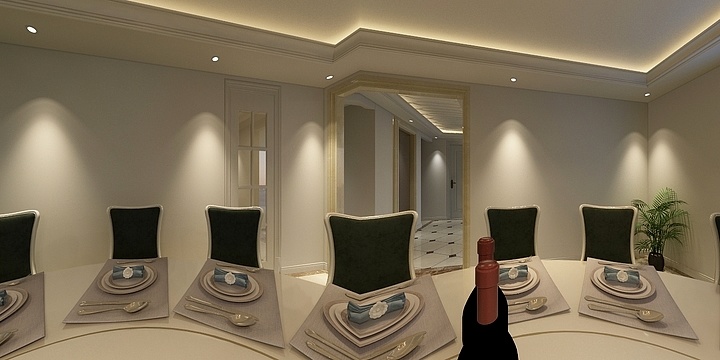 国鑫锦成-海棠公社地下一层新中式-装修设计方案