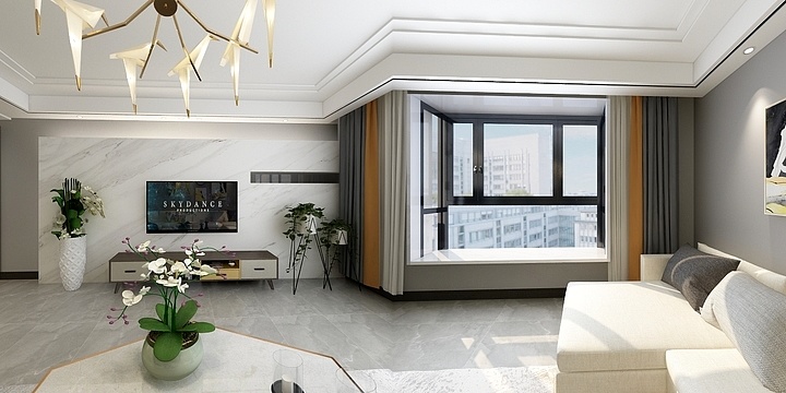 天诚设计15930799983-中央公园-装修设计方案