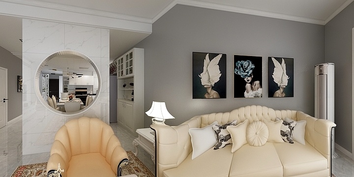 戴辉-今都王府3栋806白色调-装修设计方案