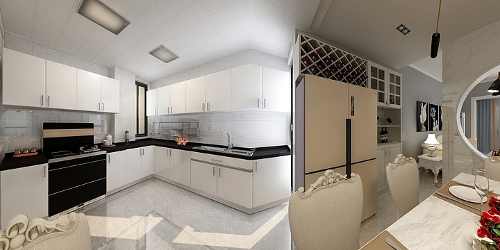 戴辉-今都王府3栋806黑白灰-装修设计方案