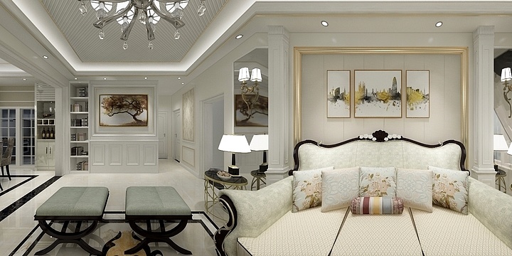 泊漫装饰-游总—欧式轻奢-装修设计方案