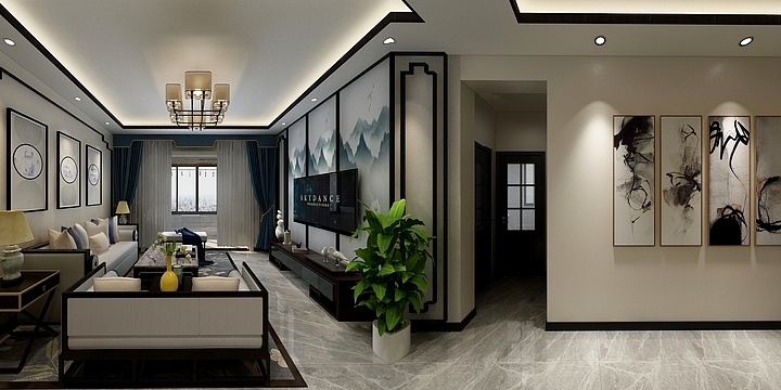 ..jun-幸福里崔叔叔新中式方案3-装修设计方案