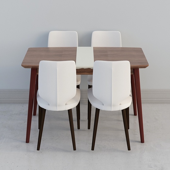 Contemporary Dining Sets,Wood color