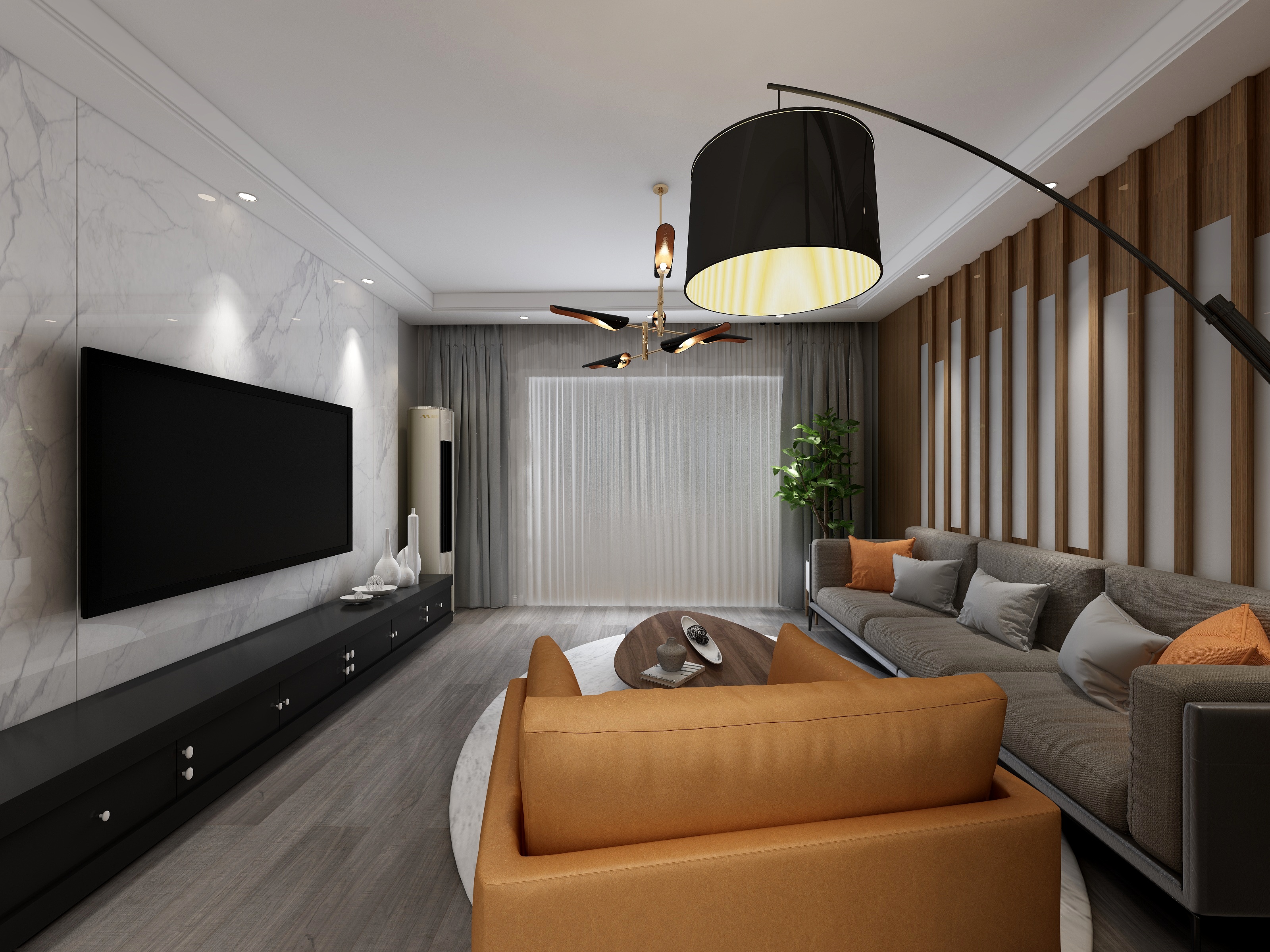 效果图小助手-空港壹号F户型-装修设计方案