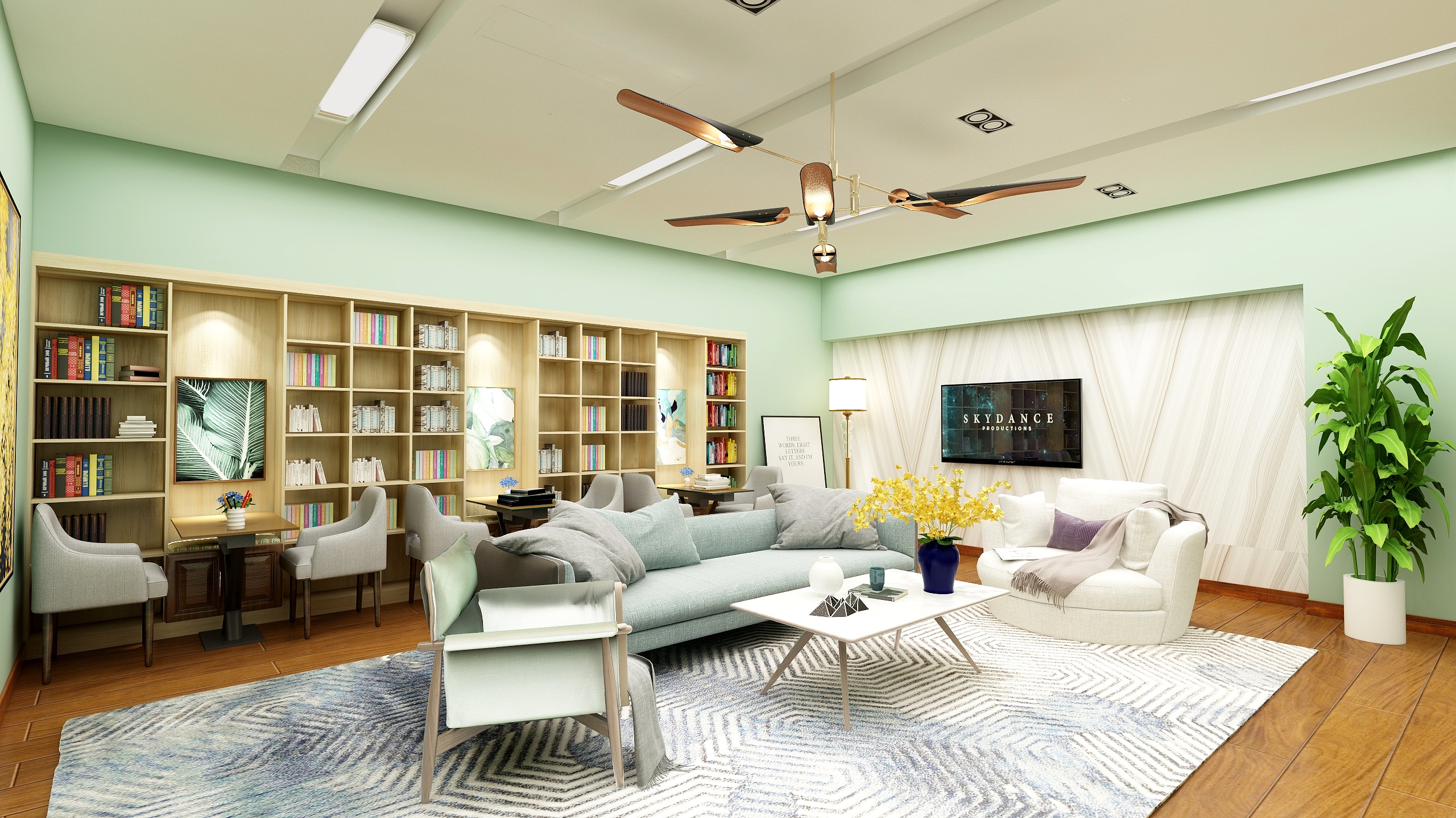 李富贵啊啊啊啊啊啊-徐圩街角图书馆-装修设计方案