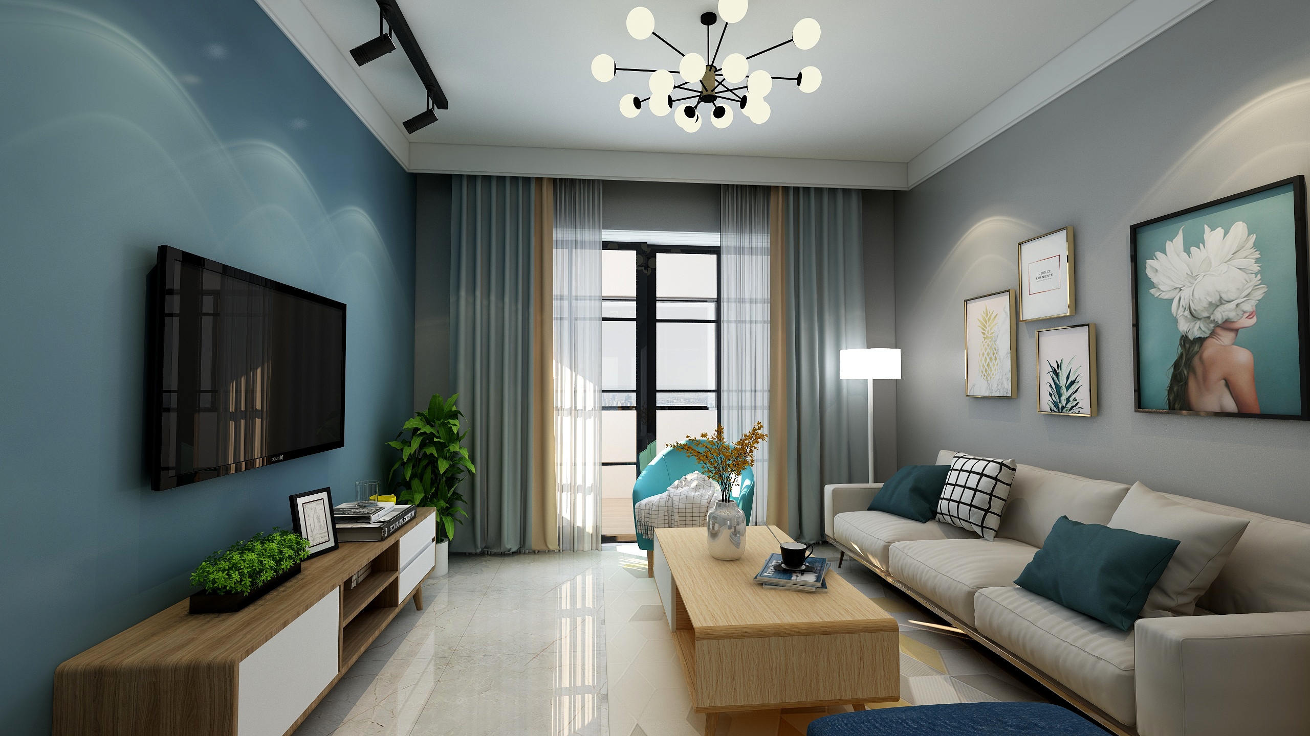 郑素素-110平方北欧-装修设计方案