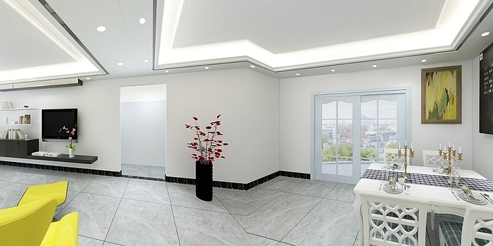 笑对人生-西冲安置区8栋D1户型简欧风格-装修设计方案