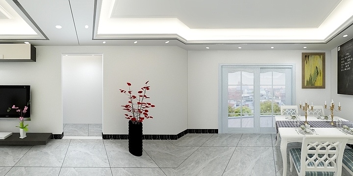 笑对人生-西冲安置区8栋D1户型简欧风格-副本-装修设计方案