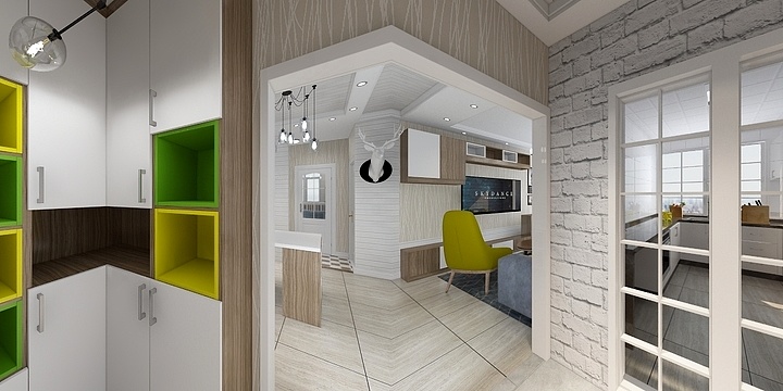 邢振华-单身公寓-装修设计方案