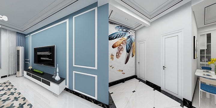 高峰整装子叶-盛景华庭9-1-3B-装修设计方案