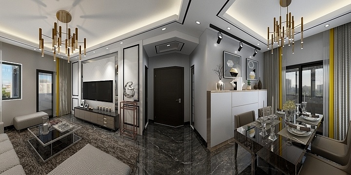 室内装饰设计3-谢女士现代风格-副本-装修设计方案