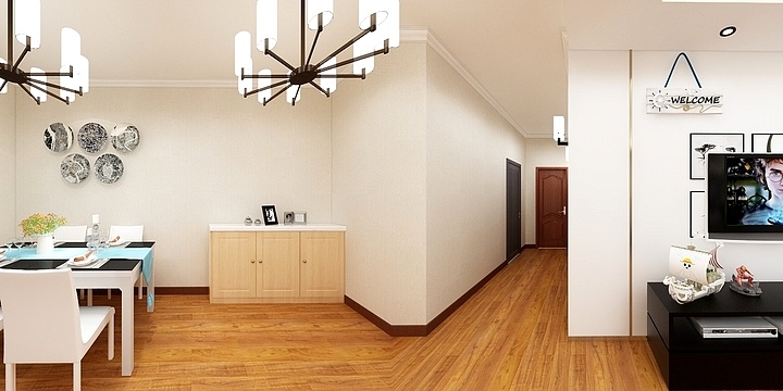 19亿贝利的男人-客厅+餐桌-装修设计方案