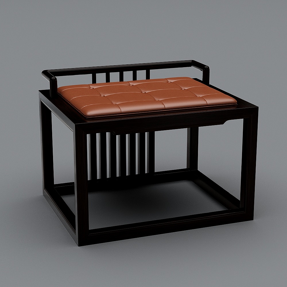 801茶凳3D模型