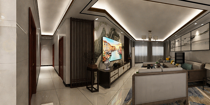 李跃辉-信昌棠棣之华109.82㎡37#F2户型4室2厅2卫1厨-装修设计方案