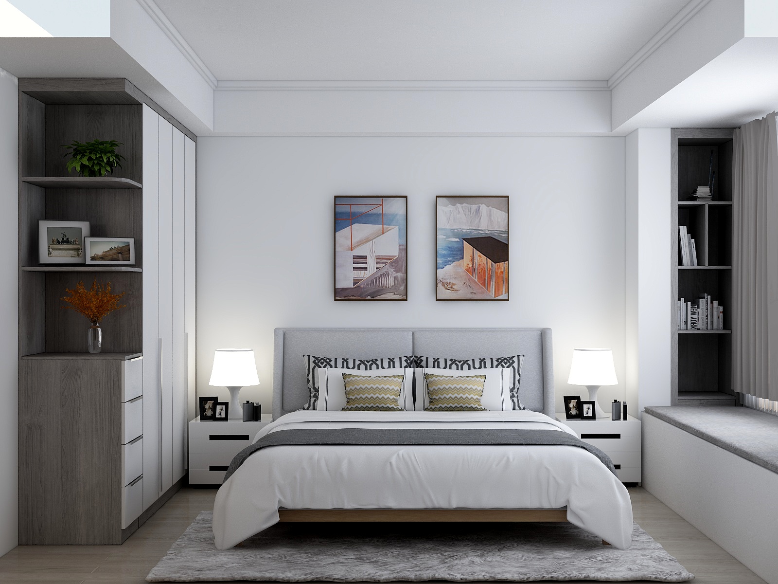 赵彦超-万科劝学里90.00㎡89方边套18-1-201-装修设计方案