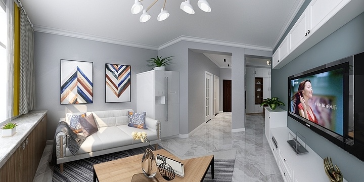 何学荣-单身小公寓-装修设计方案