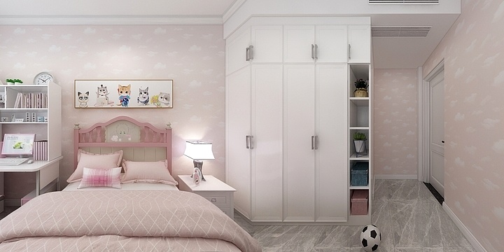 孩纸般小浪漫-翰林华府15-1-1701-装修设计方案