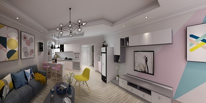 雨落-少女心-装修设计方案