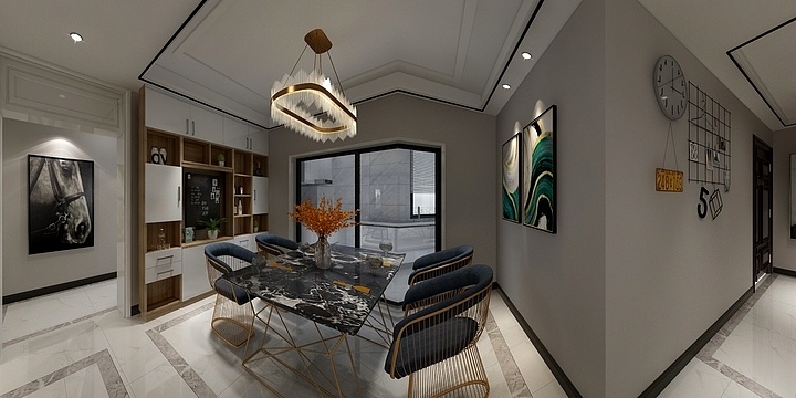 万象银天全屋定制-碧桂园130户型-装修设计方案