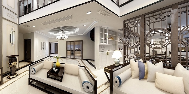 向冉-北京公馆复式楼2-2901新中式-装修设计方案