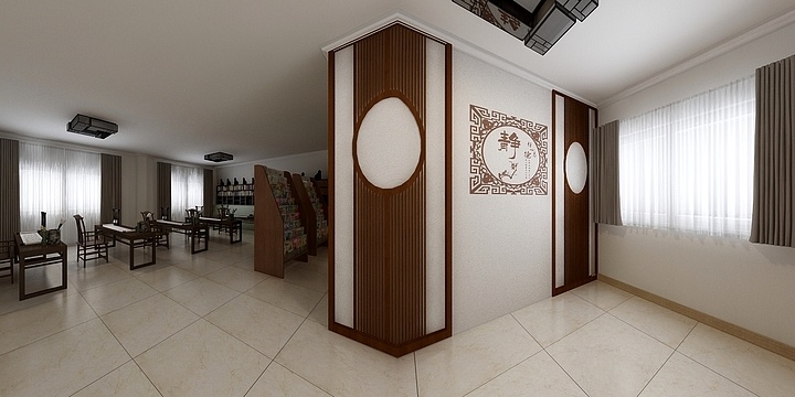 梧桐kutc-阁里书画室-装修设计方案