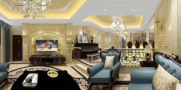 室内装饰设计闵-欧式古典风格-装修设计方案