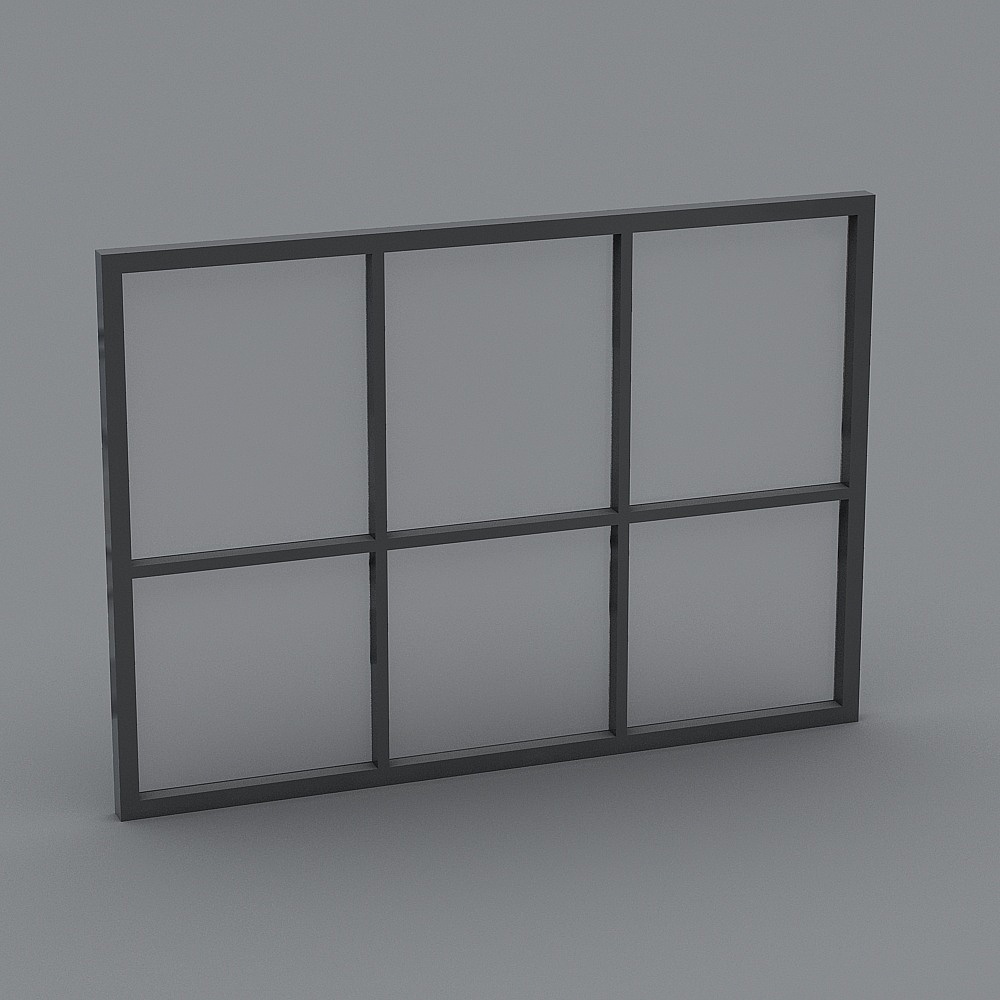 封窗户3D模型