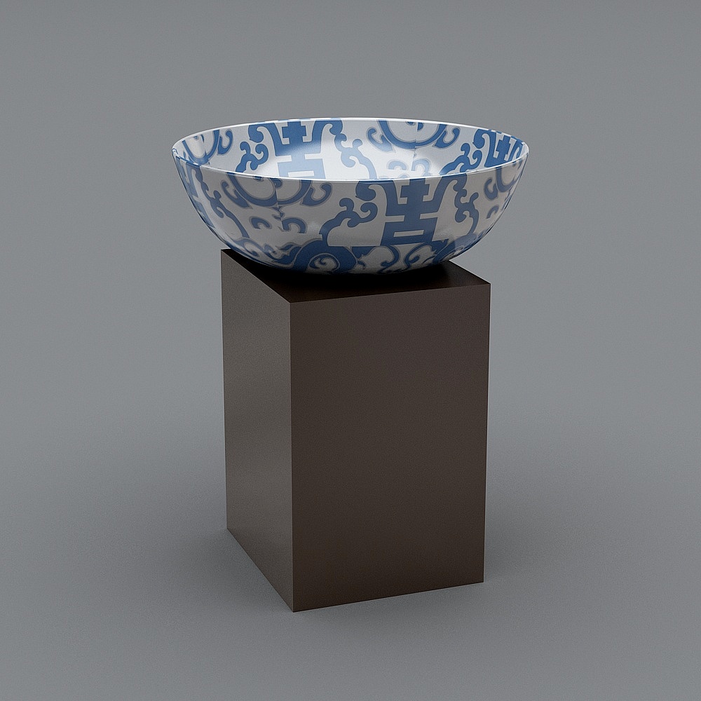 摆设碗3D模型