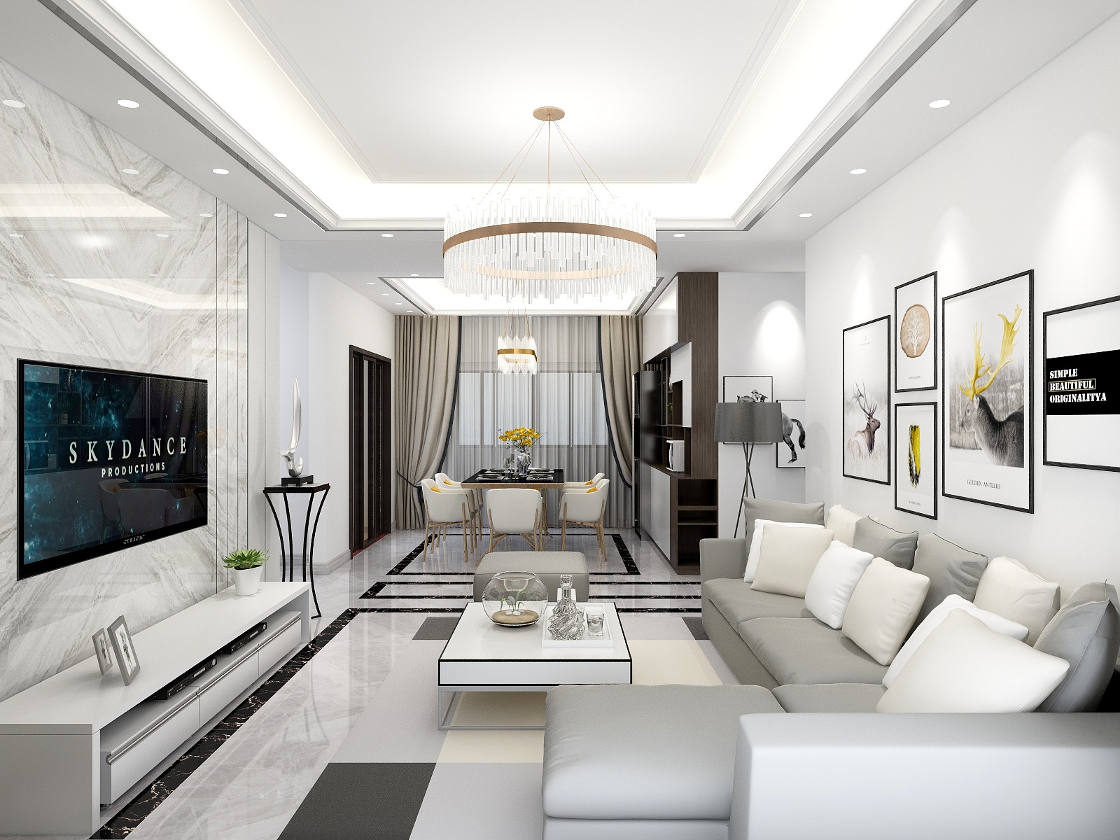 设计师丨郑焕俊-龙城一号-装修设计方案