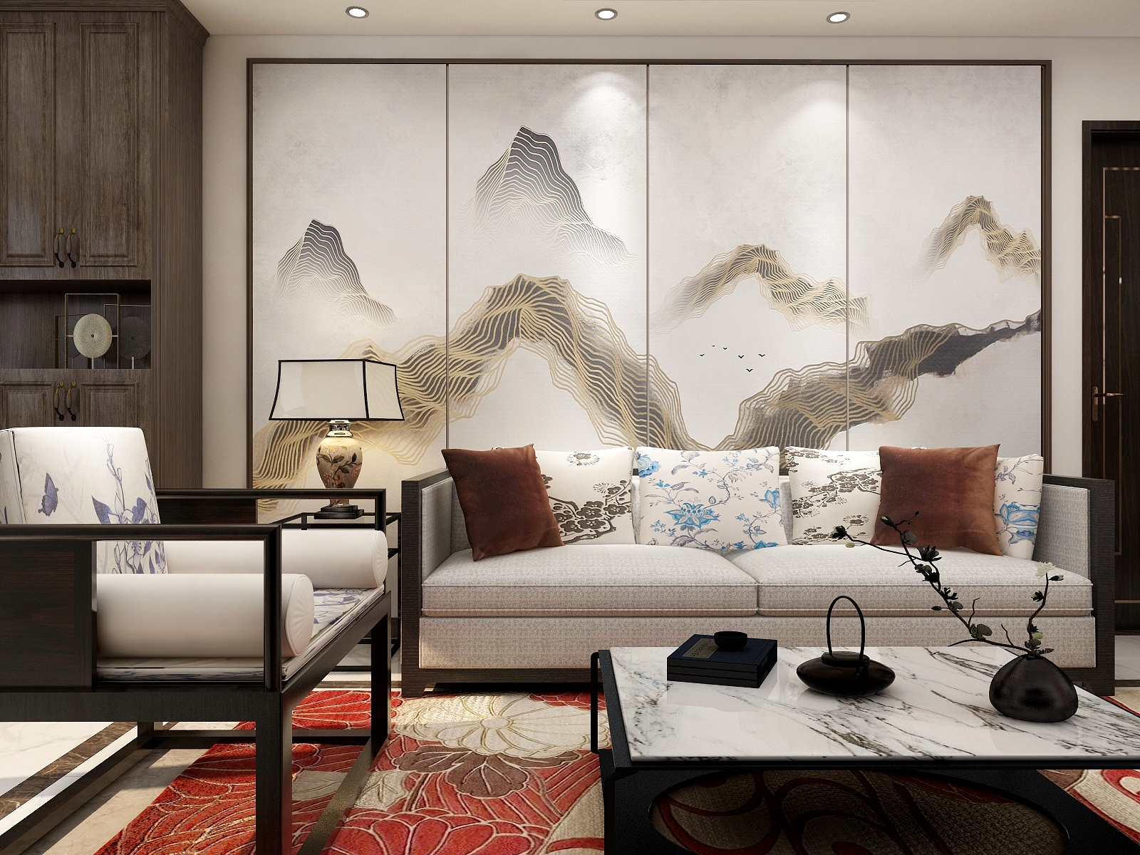 凌霄阁0329-智业后公寓-新中式-装修设计方案