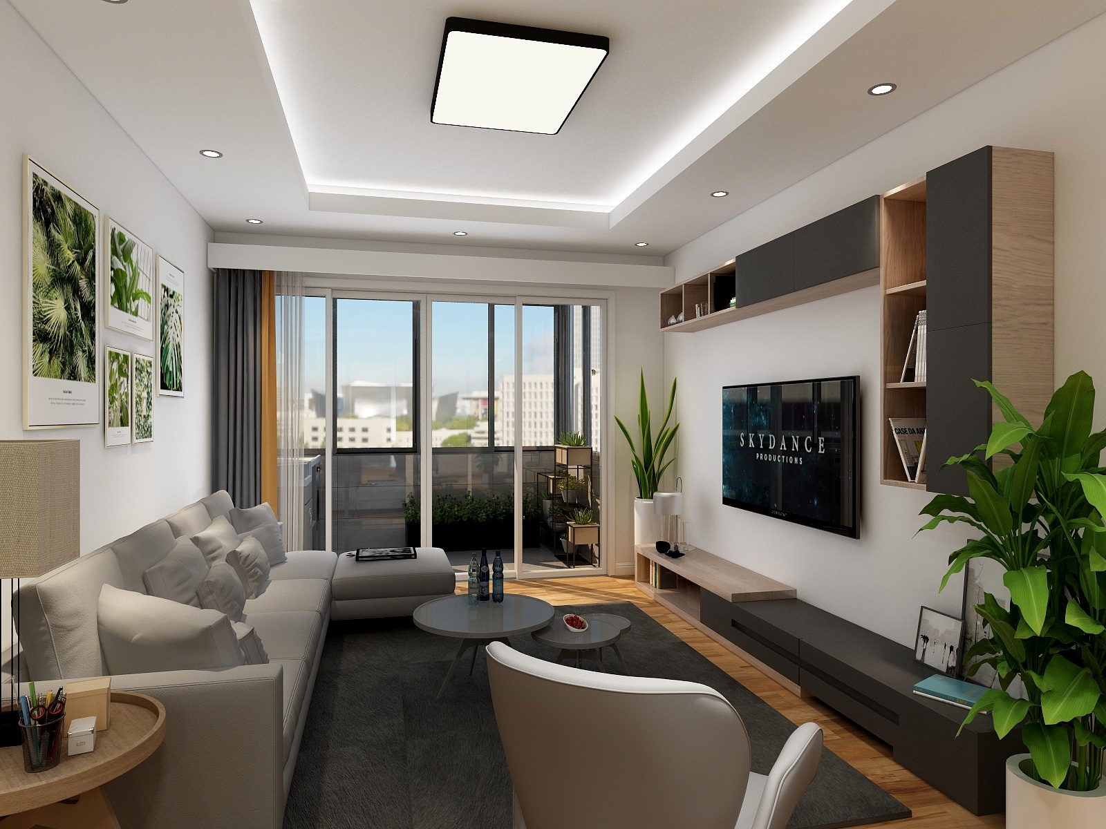 毛友章-三房一厅-装修设计方案