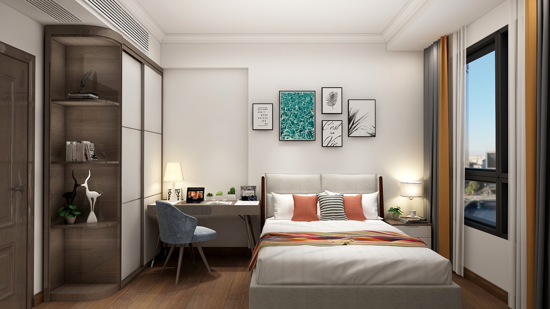 全屋定制阿德-189方新中式三居装修效果图