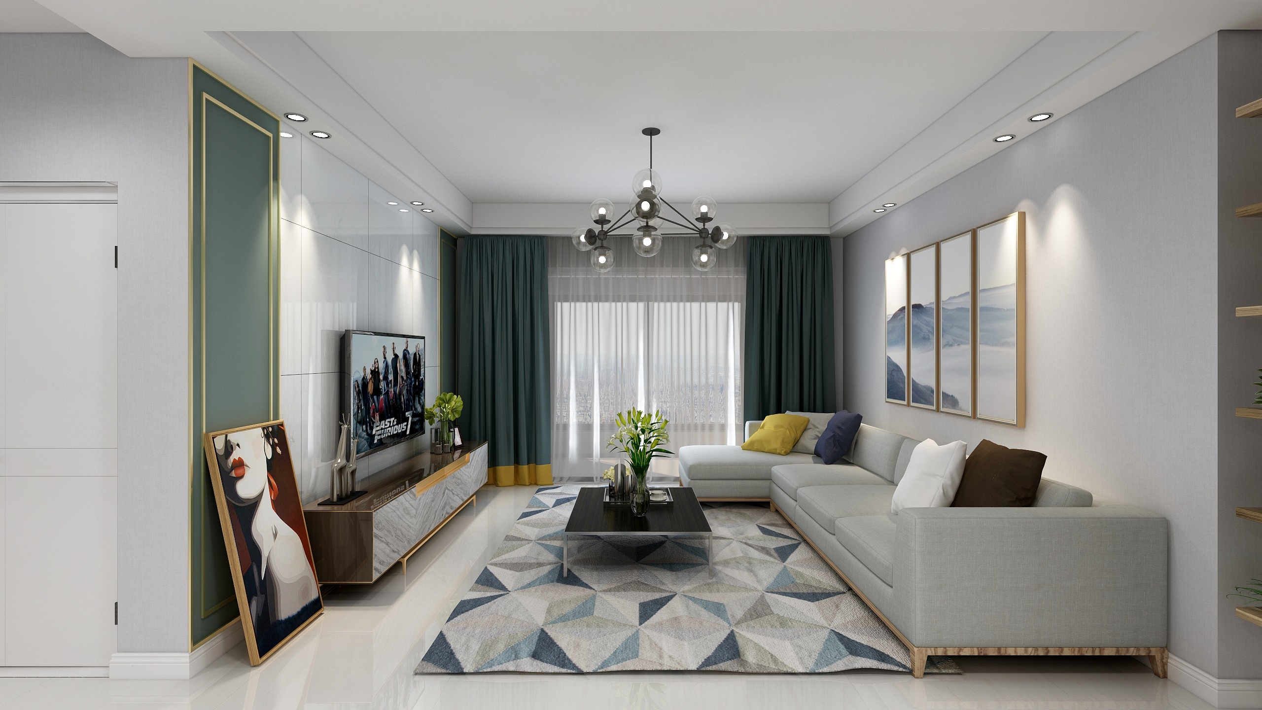 王子888-三迪金域中央133-装修设计方案