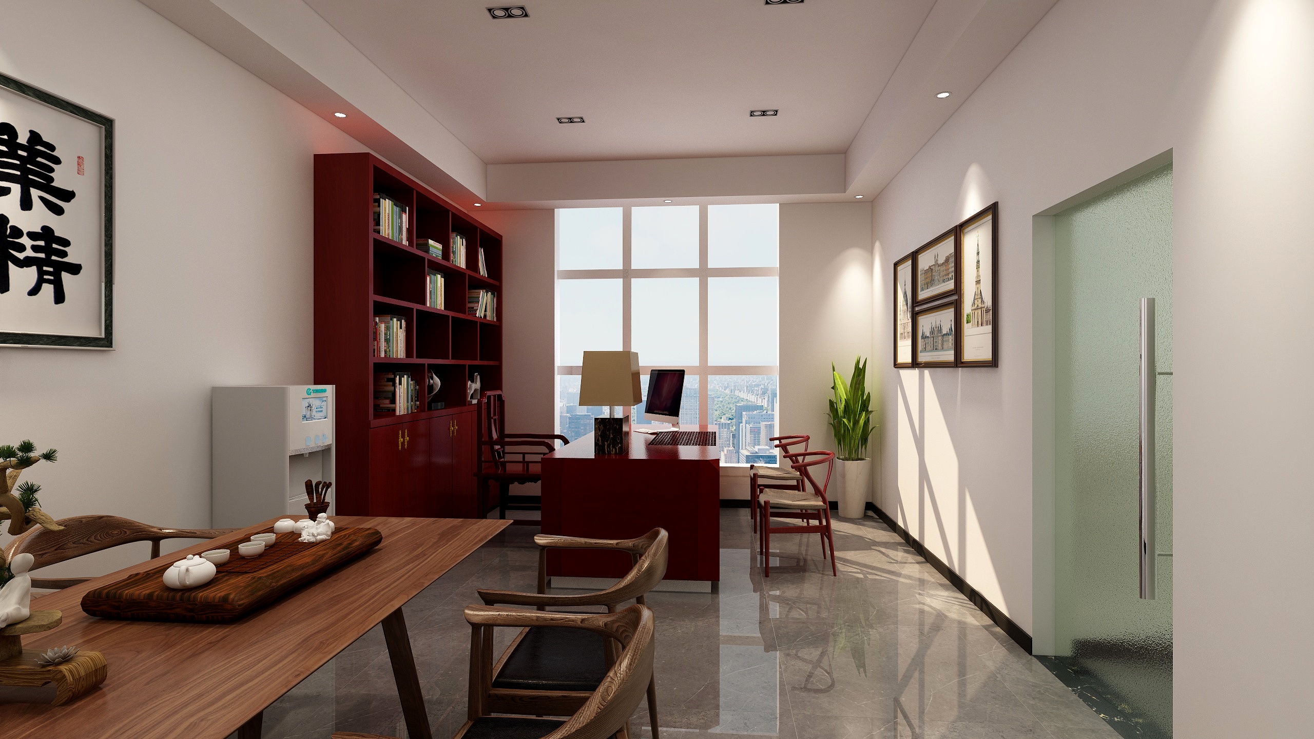 159****8597DVxM-简约办公室-装修设计方案