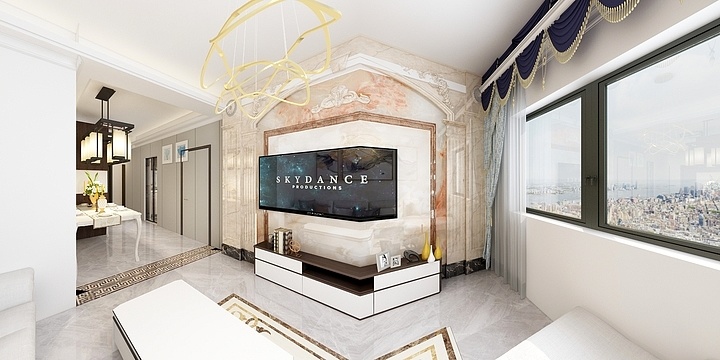 陈龙-100平天地-装修设计方案