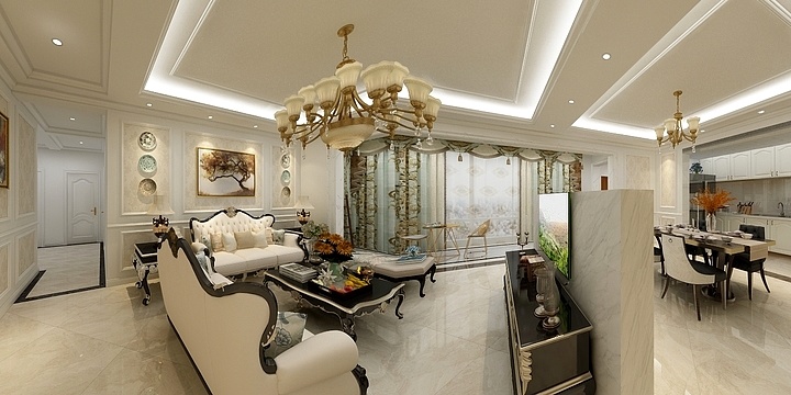 周旭前半-桐达山韵A区欧式-装修设计方案