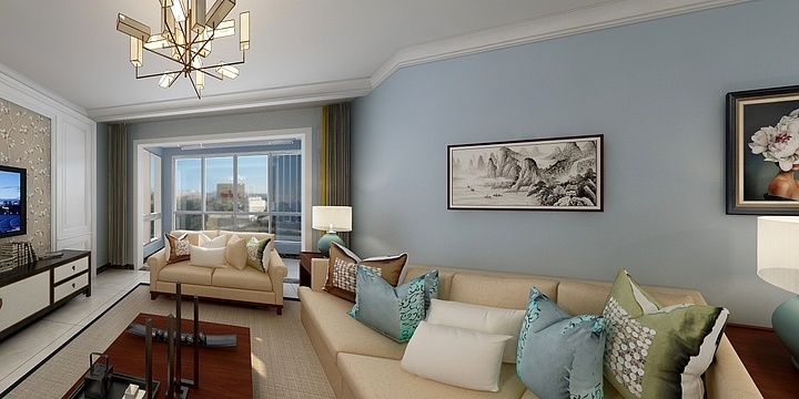 巨子达人-新区文曲湖一小区，简装房展示-装修设计方案