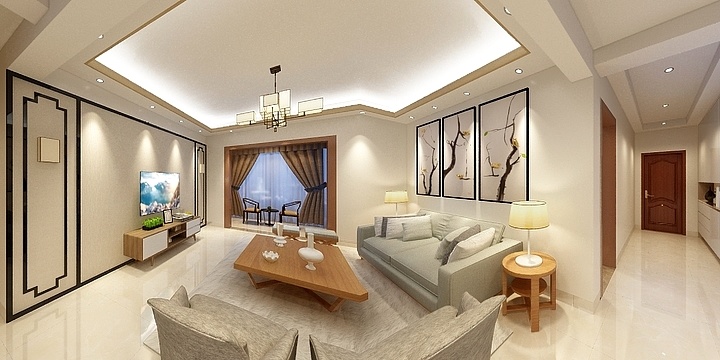 Design乁deviIs-河畔尚居12-1-202-装修设计方案