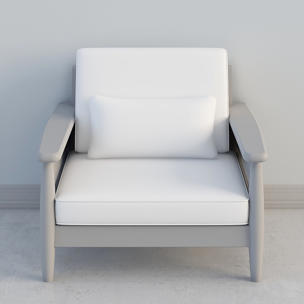 HT-SF05A单位沙发3D模型