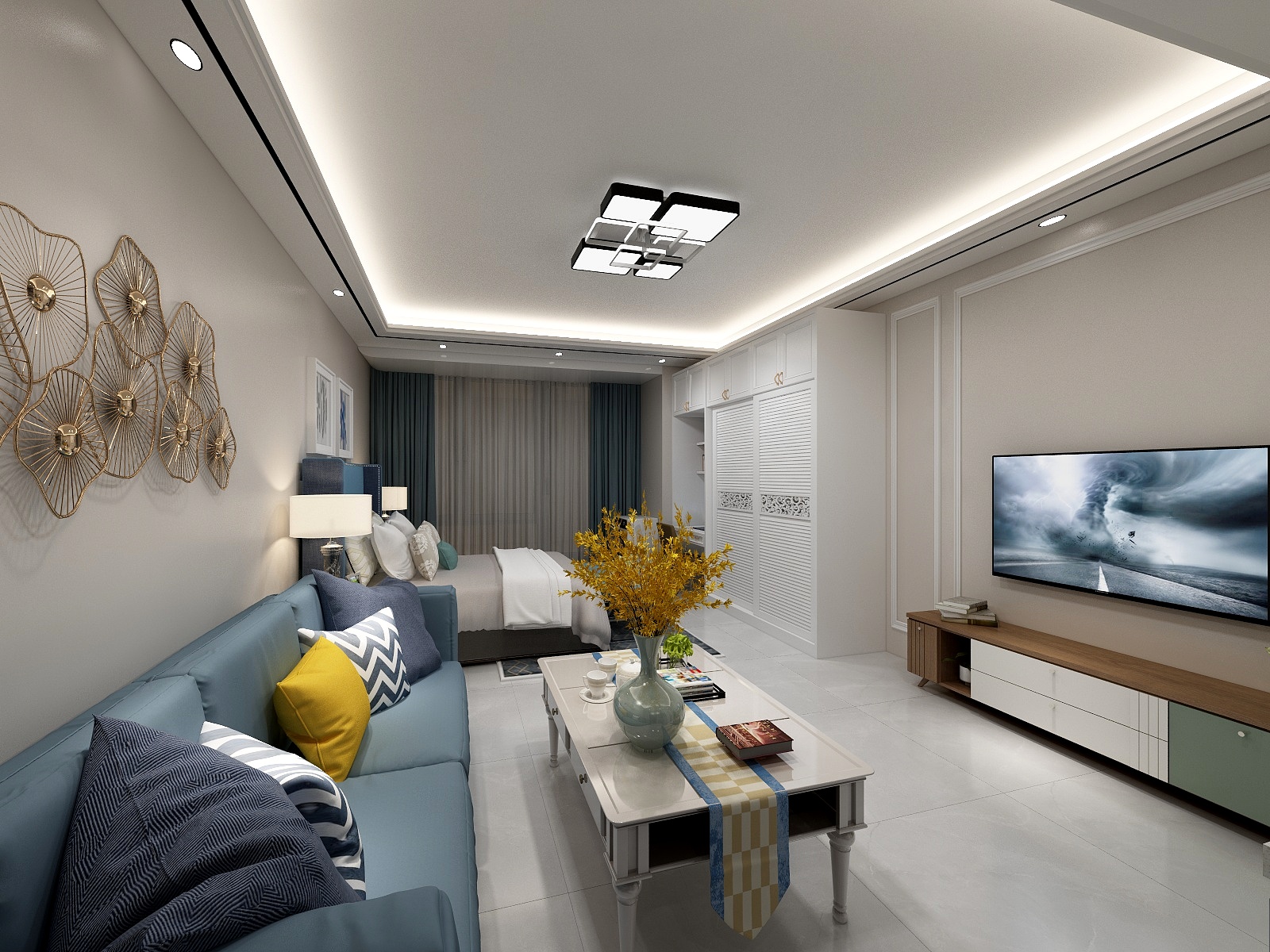 鑫空间全案设计-顾家2期A-装修设计方案