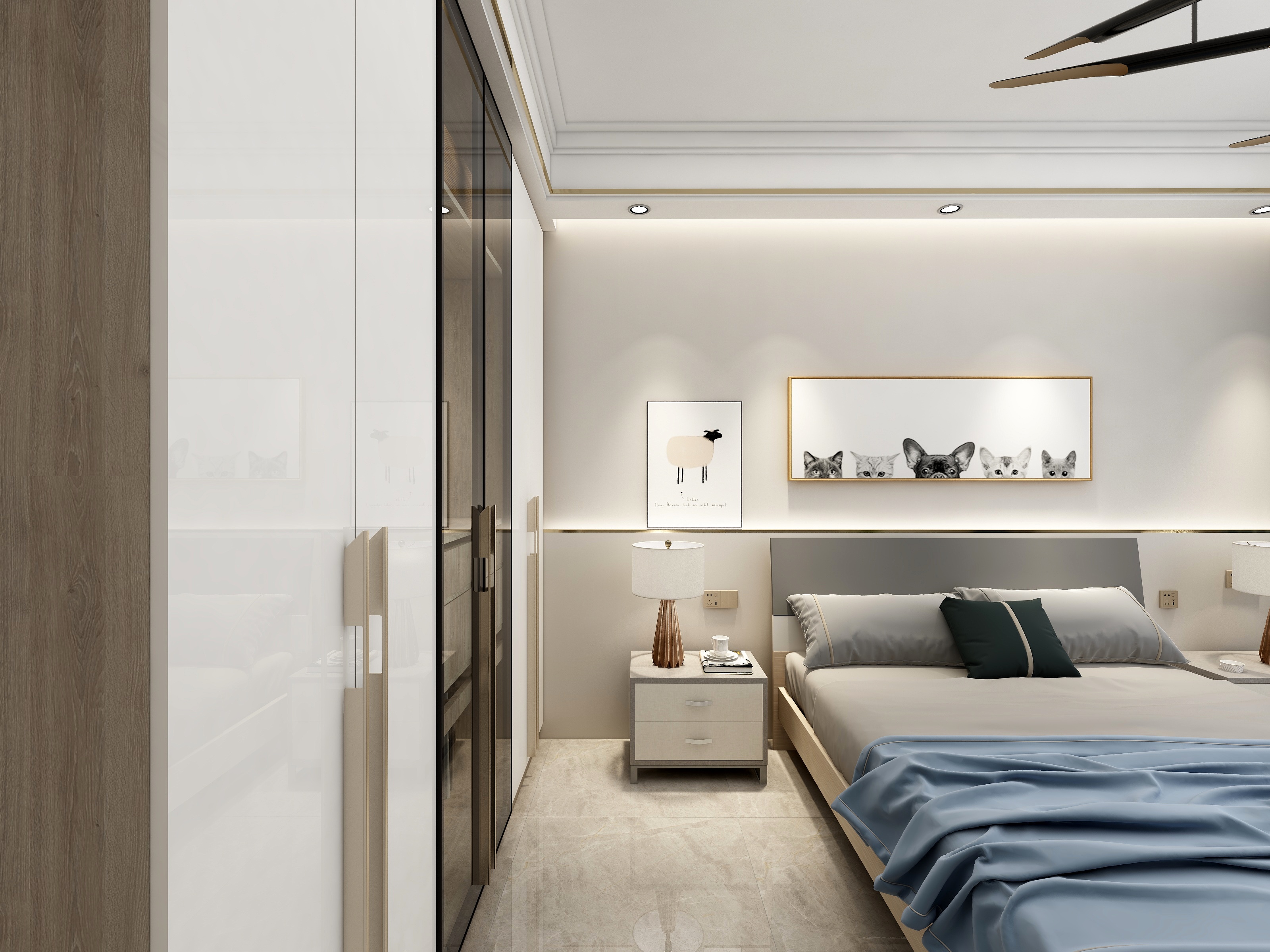 方杨鑫-现代轻奢两居-终稿-装修设计方案