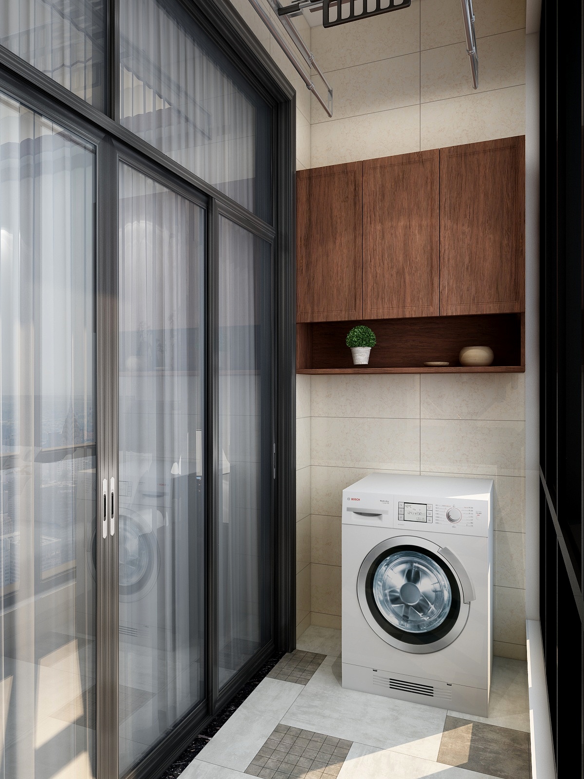 梁秋玲-雅致新中式别墅装修效果图